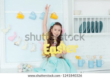 children on the Easter holiday