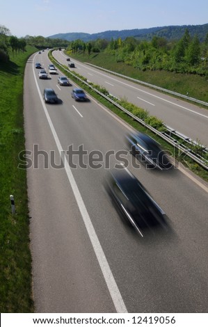Traffic on freeway