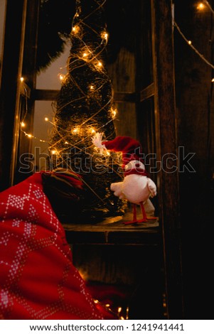 Christmas decoration in room