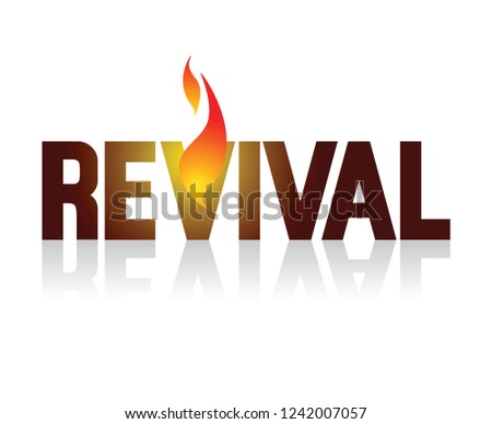 REVIVAL FIRE logo Royalty-Free Stock Photo #1242007057