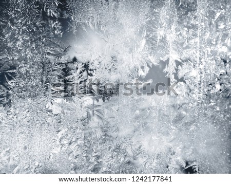 winter christmas background snowflakes ice abstract pattern 