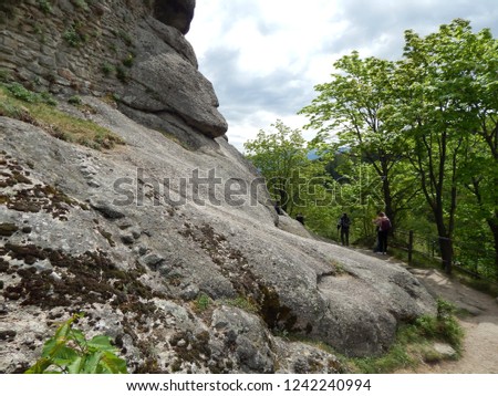 Trail to Castle Chojnik, Jelenia Gora, Poland
