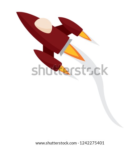 Rocket in fly