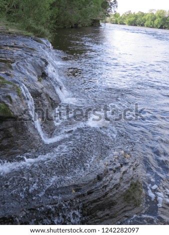 A short waterfall