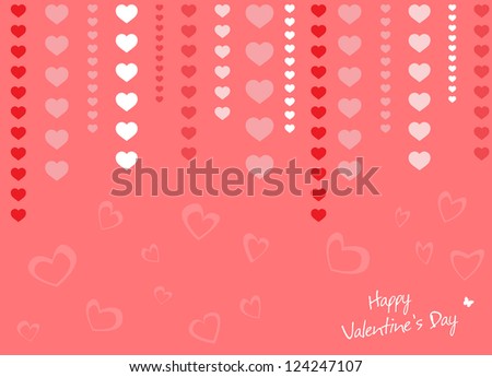 Gift card. Happy Valentine's Day. Clip-art