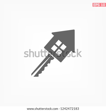 house keys icon. Vector  Eps 10