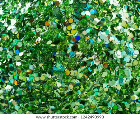 Green festive abstract background.