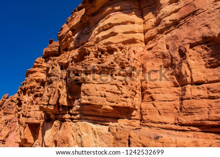Colored Canyon in Egypt