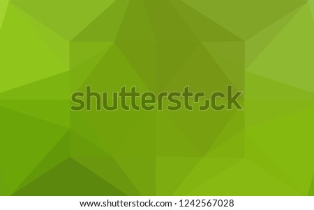 Light Green vector polygon abstract backdrop. Modern geometrical abstract illustration with gradient. The completely new template can be used for your brand book.
