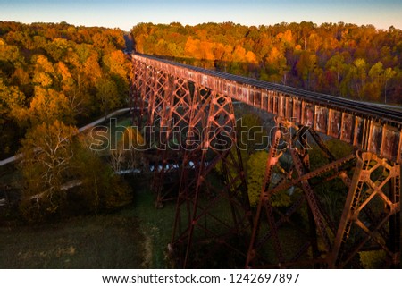Tulip Trestle Viaduct Train Bridge