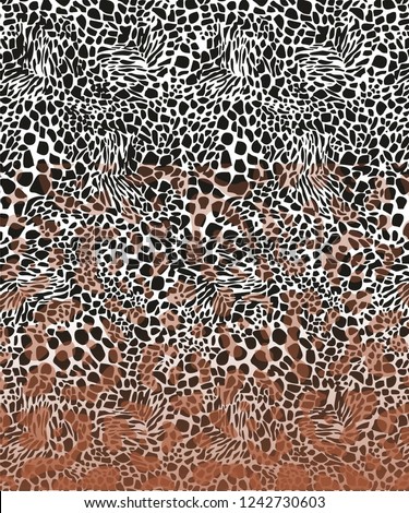 leopard wild abstract