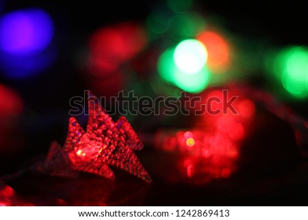 The Christmas tree light party