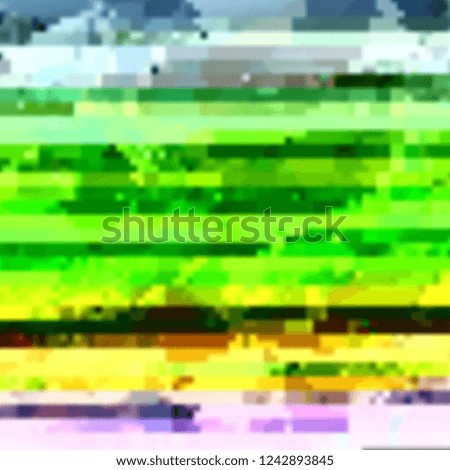 Abstract glitch background. Vector illustration of a distorted surface. Cyberpunk concept. Modern techno backdrop.
