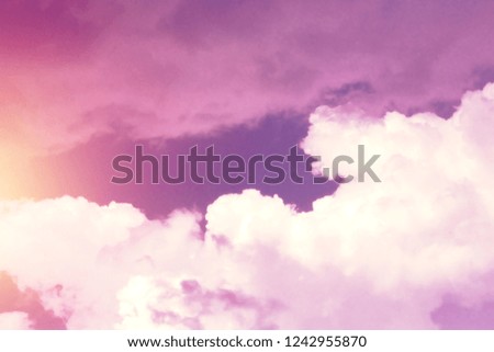 Creative background, pink, fluffy, vanilla clouds. The concept of lightness, magic, magic, fairy tale, good. Background for cards, flyers.