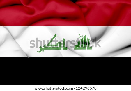 Iraq waving flag