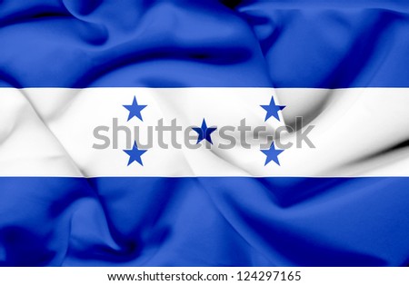 Honduras waving flag