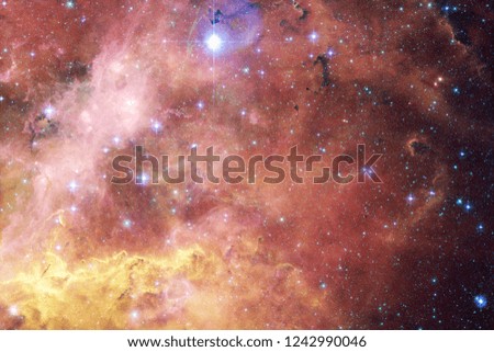 Glowing galaxy, awesome science fiction wallpaper. Elements of this image furnished by NASAnd