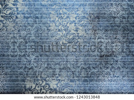 Seamless vintage pattern with an effect of attrition. Patchwork tiles or Abstract pattern Background. 