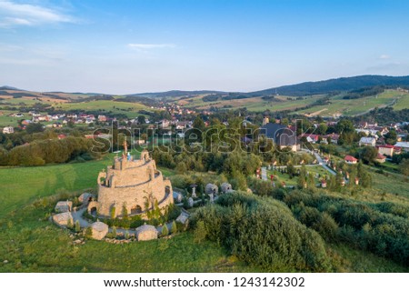 Tylicz aerial view
 Royalty-Free Stock Photo #1243142302