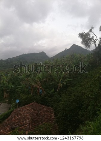 Pictures of the nature landscapes of Colombia, exactly from a coffee region, Quinchia Risaralda. spectacular landscapes and surrounded by greenery and coffee plantations