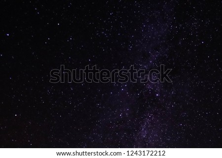 A NightSky with Thousands stars, and the Milky Way