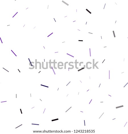 Dark Purple vector seamless cover with long lines. Modern geometrical abstract illustration with staves. Best design for your ad, poster, banner.