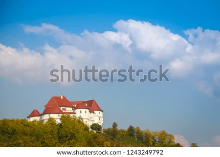 A view of the Veliki Tabor fortress in Zagorje, Croatia.