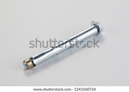 Anchor Bolt Expansion Bolt with Hook on White background