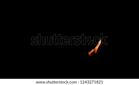Abstract flame fire black background
