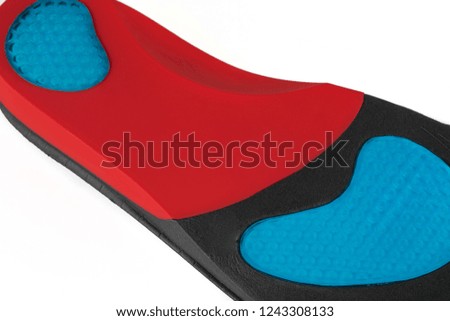 sole of cloth shoe isolated on white background 