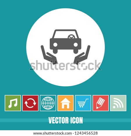 Very Useful Vector Icon Of Car Care with Bonus Icons. Very Useful For Mobile App, Software & Web.