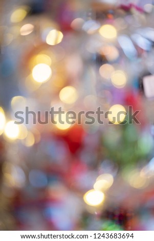 Blurred Holiday Lights