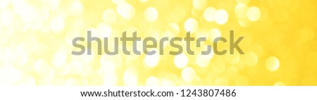 Yellow bokeh abstract background