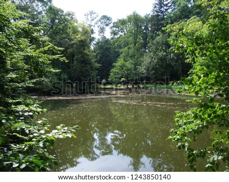 Artificial lakes and perivoj in Zagreb garden Maksimir, Croatia - Umjetna jezera i perivoj u zagrebačkom parku Maksimir (Kroatien / Croazia / Hrvatska)