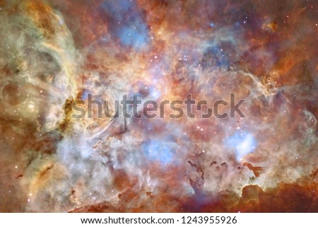 Beauty of outer space. Science fiction wallpaper. Elements of this image furnished by NASA