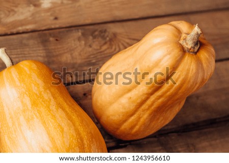 pumpkins on a rustic background