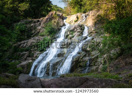 beautiful Thanatip Waterfall in Thailand

