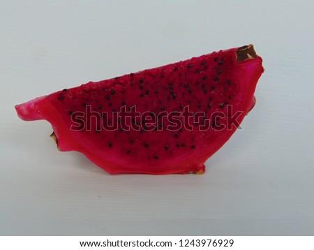 Pitaya (dragon fruit) is a fruit of several types of cactus from the genera Hylocereus and Selenicereus.