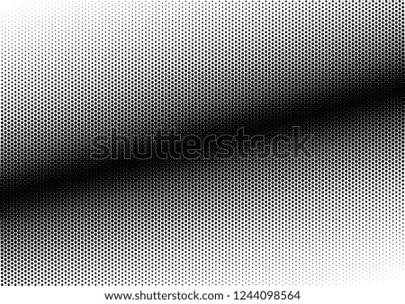 Black and White Dots Background. Distressed Overlay. Monochrome Pattern. Abstract Gradient Backdrop. Vector illustration