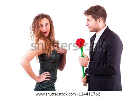 Young Couple in Love, Valentine's Day