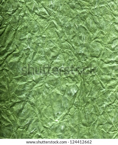 green paper texture, can be used as background