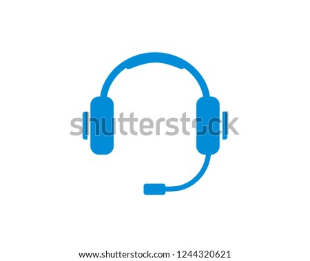 Headphone icon symbol vector
