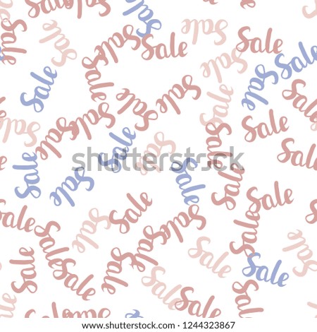 Light Blue, vector seamless cover with symbols of 70, 90 % sales. Gradient illustration with discount signs on white backdrop. Backdrop for ads, leaflets of Black Friday.