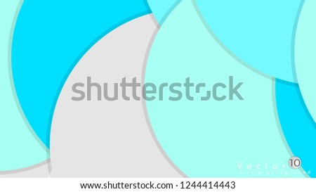 Simple and Colorful Circles Background , Design Vector - eps10