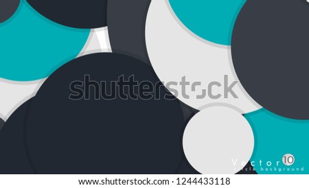 Simple and Colorful Circles Background , Design Vector - eps10