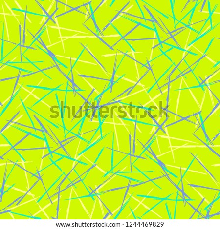 Seamless Grunge Stripes Pattern. Modern Scribbled Grunge Rapport for Print, Fabric, Cloth. Abstract Color Background with Scribbled Stripes. Vector Texture for your Design.