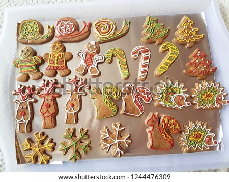 tasty christmas gingerbread picture
