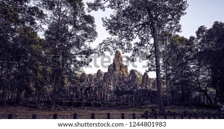 Angkor Thom in Siem Reap province, “The Kingdom of Wonder” Cambodia Country.