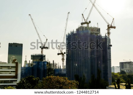 construction of building, digital photo picture as a background