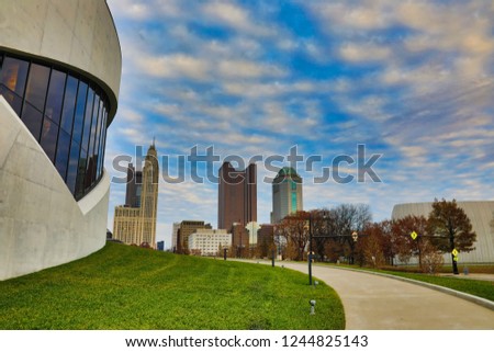The Veterans Memorial Museum is a new addition to the Columbus, Ohio skyline and is a popular tourist attraction and area landmark.